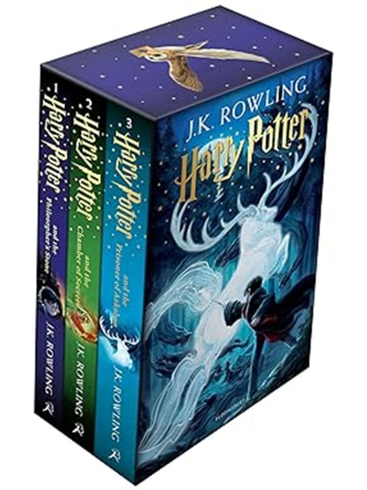     			Harry Potter 1–3 Box Set: A Magical Adventure Begins (Set of 3 Books) Paperback – 31 October 2019