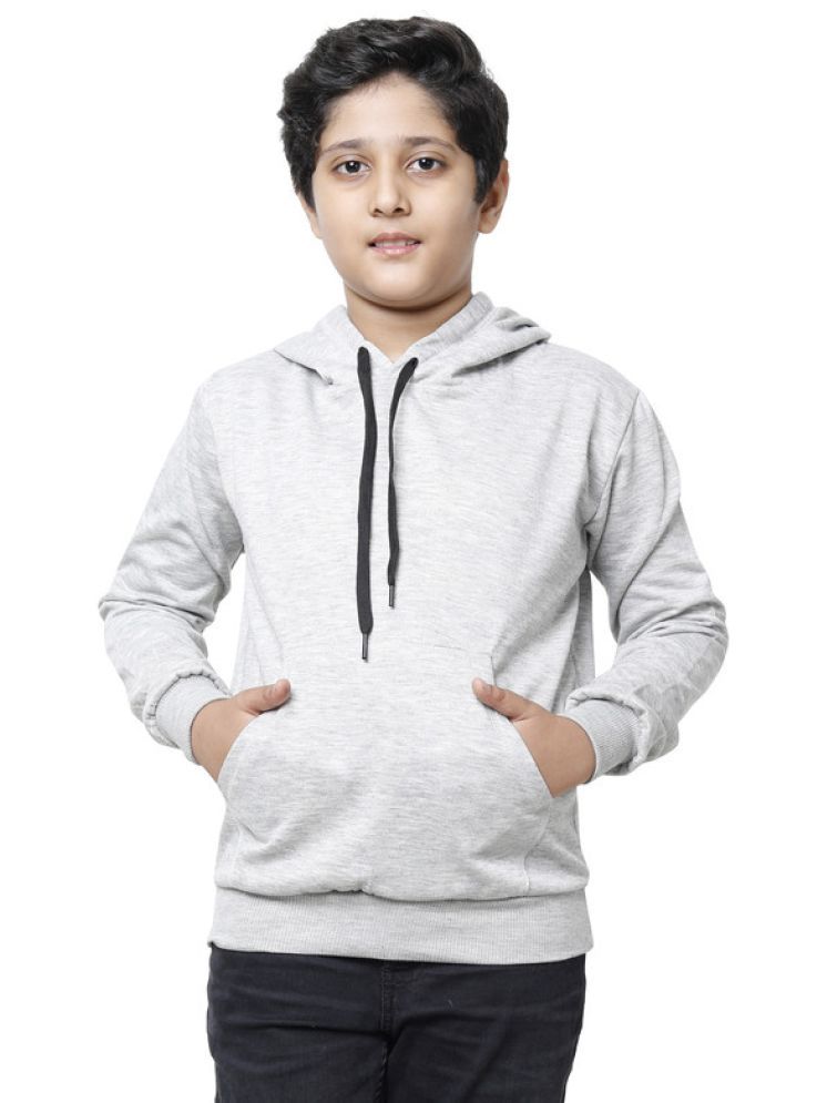     			IndiWeaves Pack of 1 Boys Fleece Sweatshirt ( Grey )