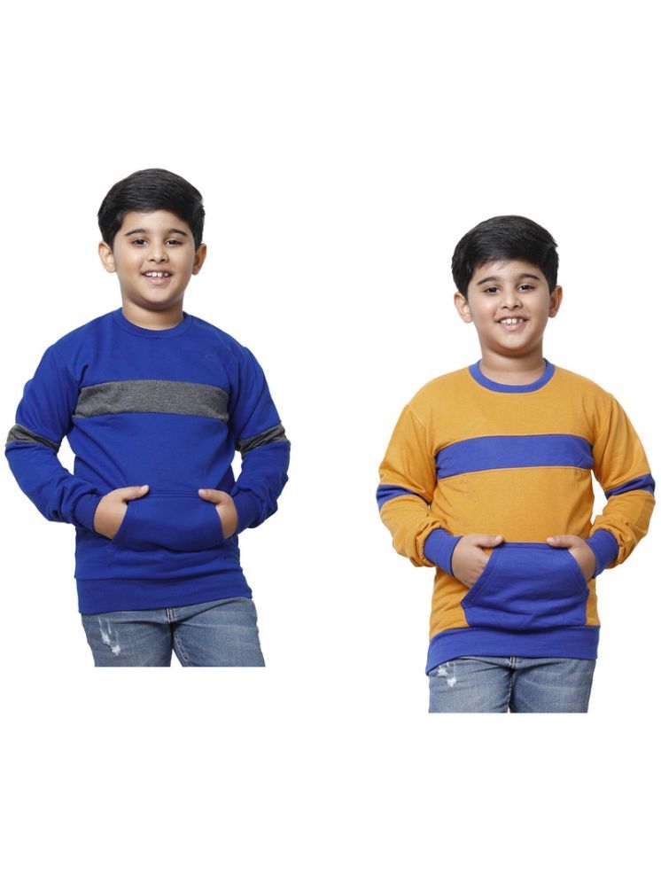     			IndiWeaves Pack of 1 Boys Fleece Sweatshirt ( Multicolor )