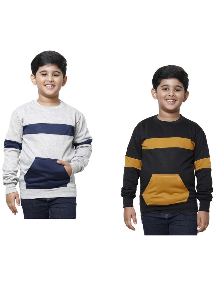     			IndiWeaves Pack of 1 Boys Fleece Sweatshirt ( Multicolor )