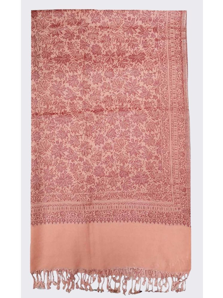     			Soul Essence Peach Self Design Shawl - ( Pack of 1 )