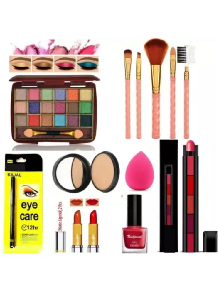     			swenky all in one makeup kit (Pack of 9)