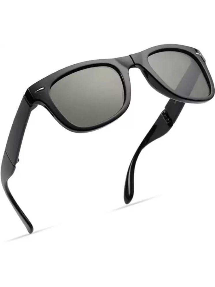     			Elligator Black Rectangular Sunglasses ( Pack of 1 )