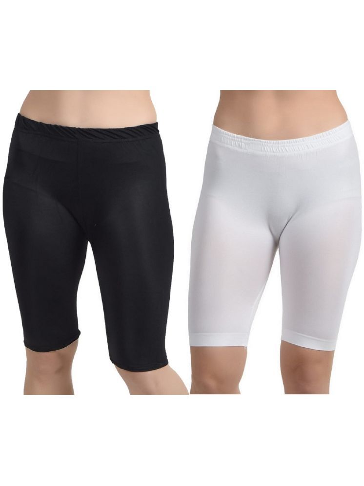     			ROKONIC Nylon Hot Pants - Black,White