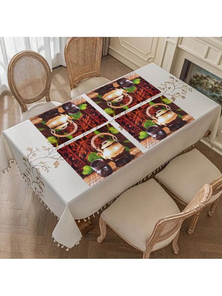     			Revexo PVC Solid Rectangle Table Mats ( 40 cm x 30 cm ) Pack of 1 - Multi