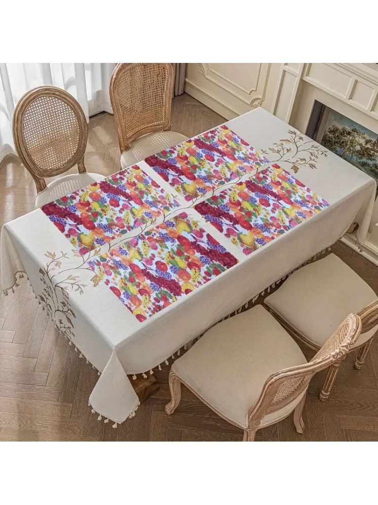     			Revexo PVC Solid Rectangle Table Mats ( 40 cm x 30 cm ) Pack of 1 - Multi