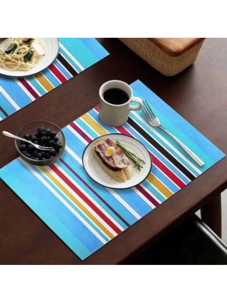     			Revexo PVC Solid Rectangle Table Mats ( 40 cm x 30 cm ) Pack of 1 - Multi