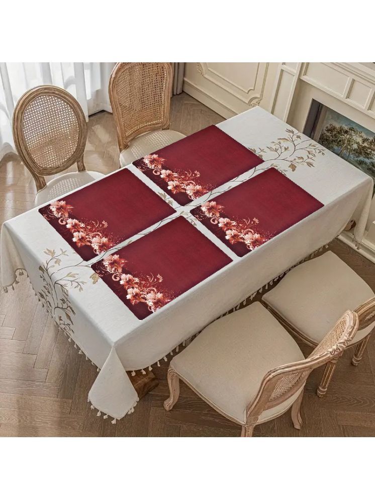     			Revexo PVC Solid Rectangle Table Mats ( 40 cm x 30 cm ) Pack of 1 - Multi