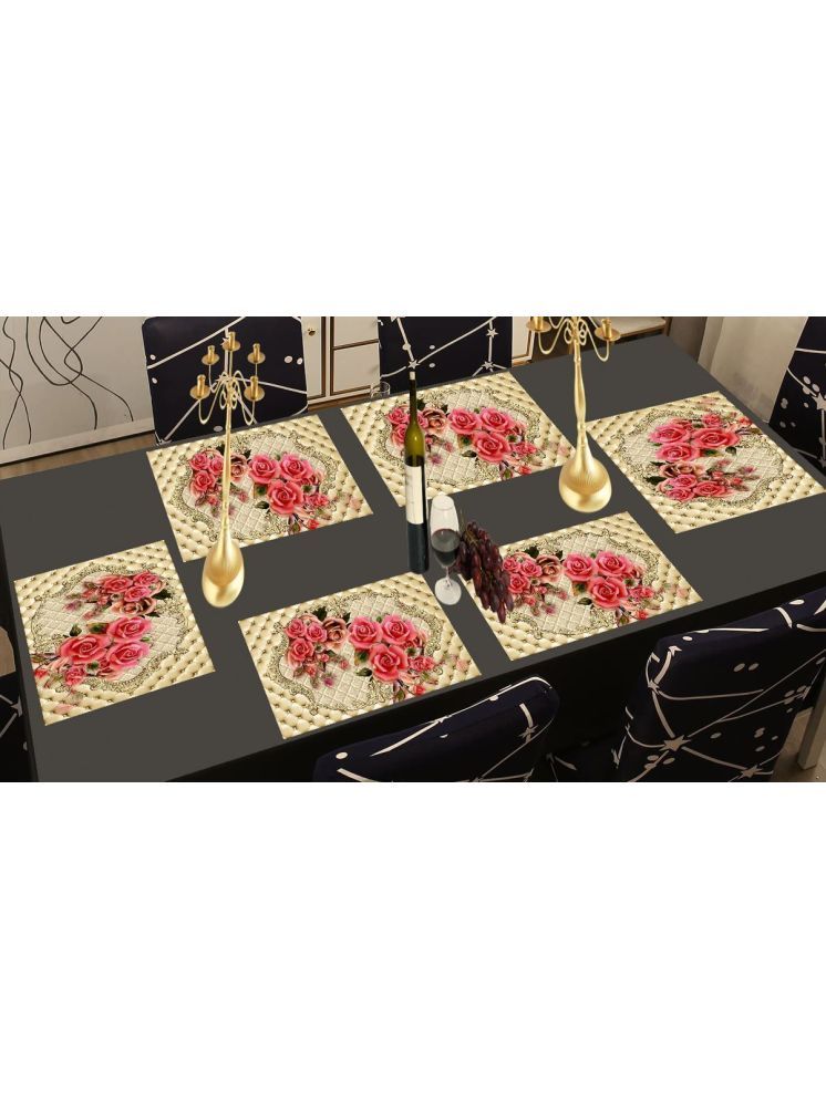     			Revexo PVC Solid Rectangle Table Mats ( 40 cm x 30 cm ) Pack of 1 - Multi