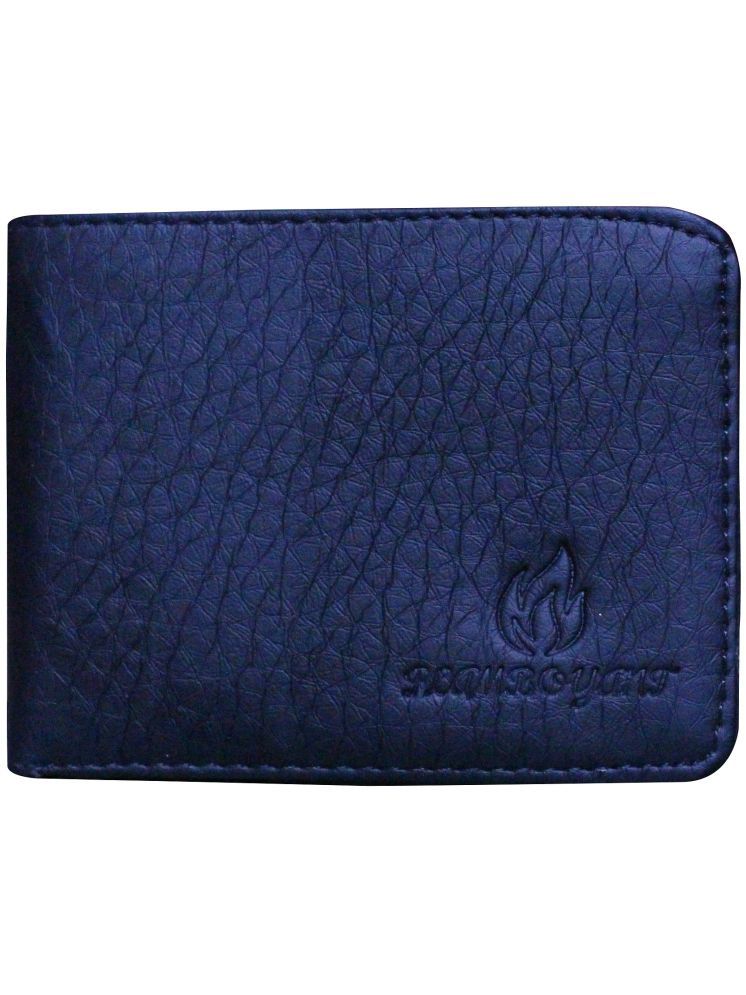     			howdy Blue Faux Leather Men's Two Fold Wallet ( Pack of 1 )