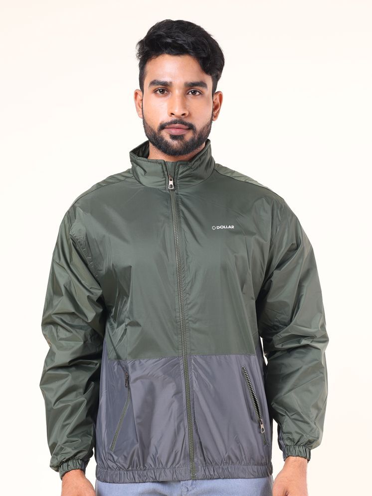     			Dollar Nylon Men's Windcheater Jacket - Green ( Pack of 1 )