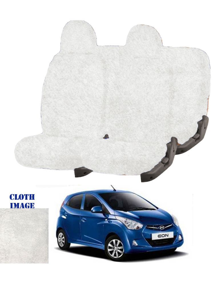     			Hyundai Eon White 5 Seater Car Seat Cover