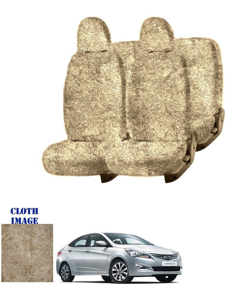     			Hyundai Fluidic Verna 4S Beige 5 Seater Car Seat Cover