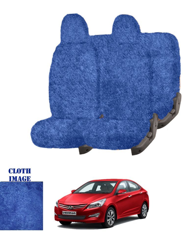     			Hyundai Fluidic Verna Blue 5 Seater Car Seat Cover