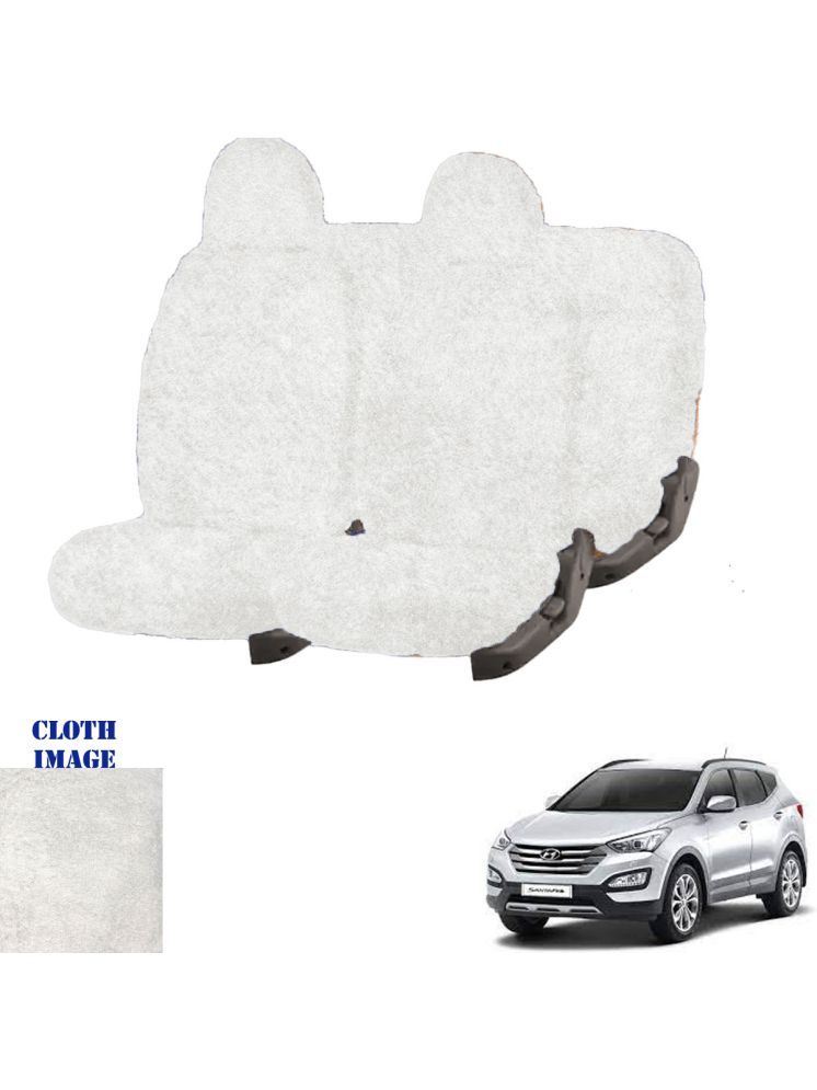     			Hyundai SantaFe White 5 Seater Car Seat Cover