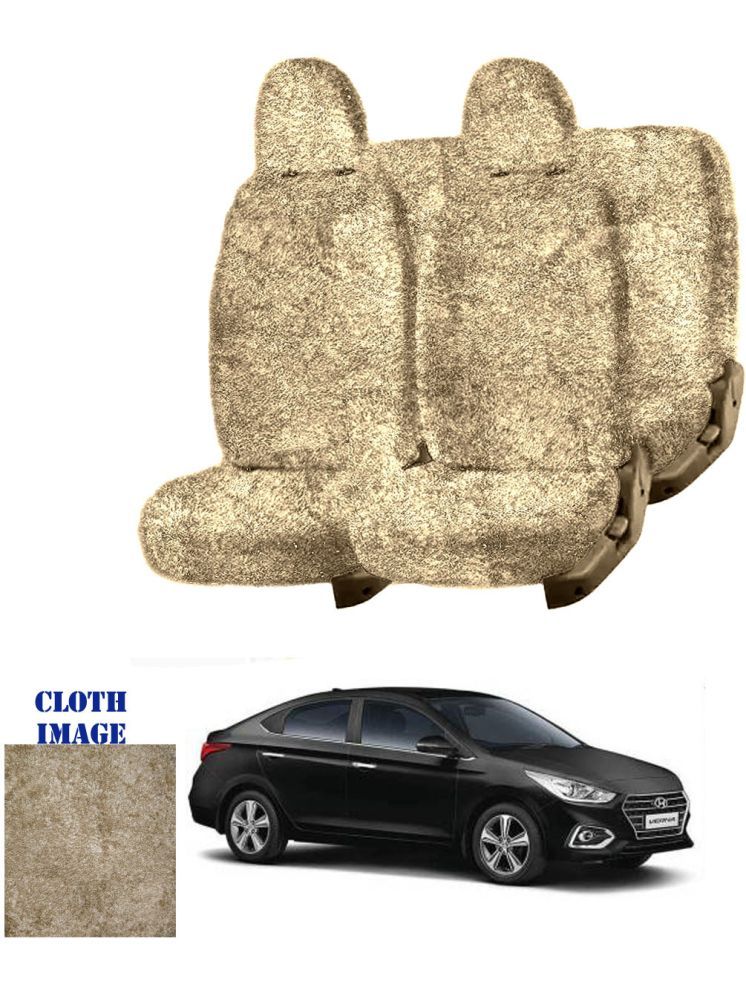     			Hyundai Verna Beige 5 Seater Car Seat Cover