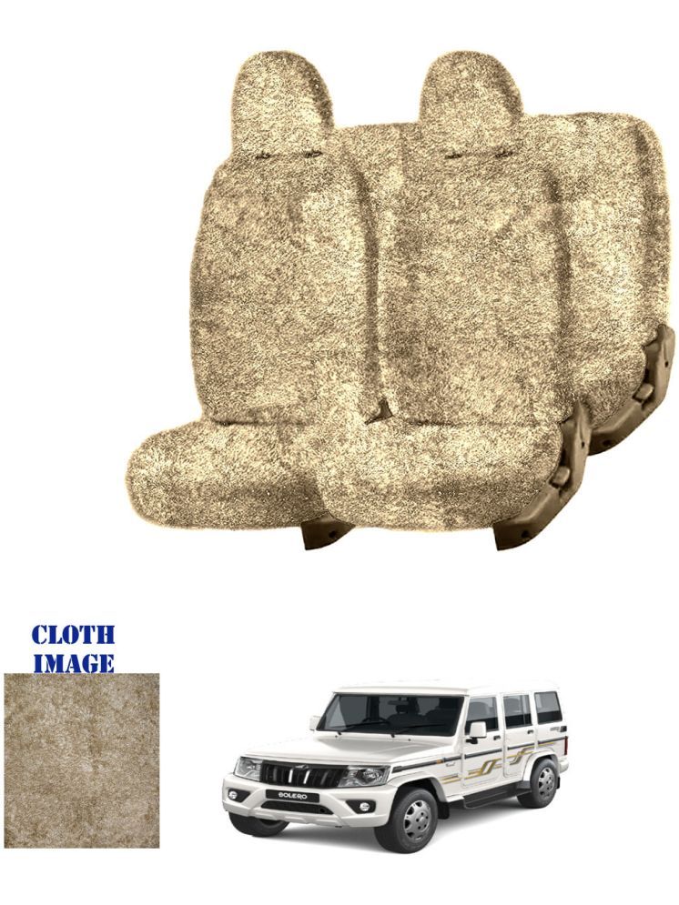     			Mahindra Bolero 8S Beige 8 Seater Car Seat Cover