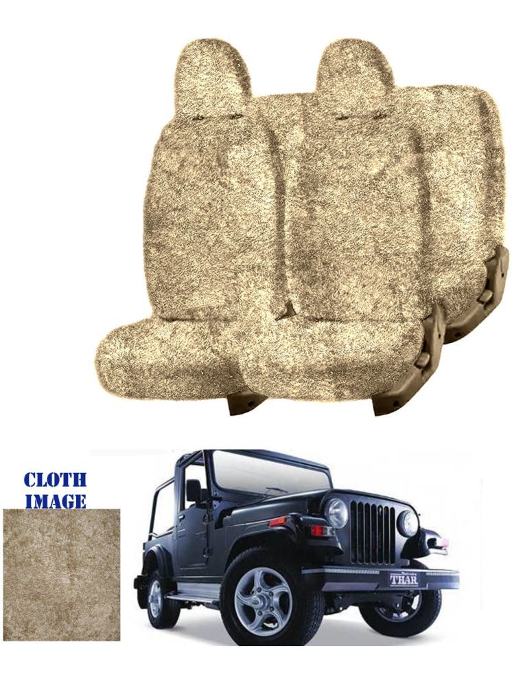     			Mahindra Thar Beige 5 Seater Car Seat Cover