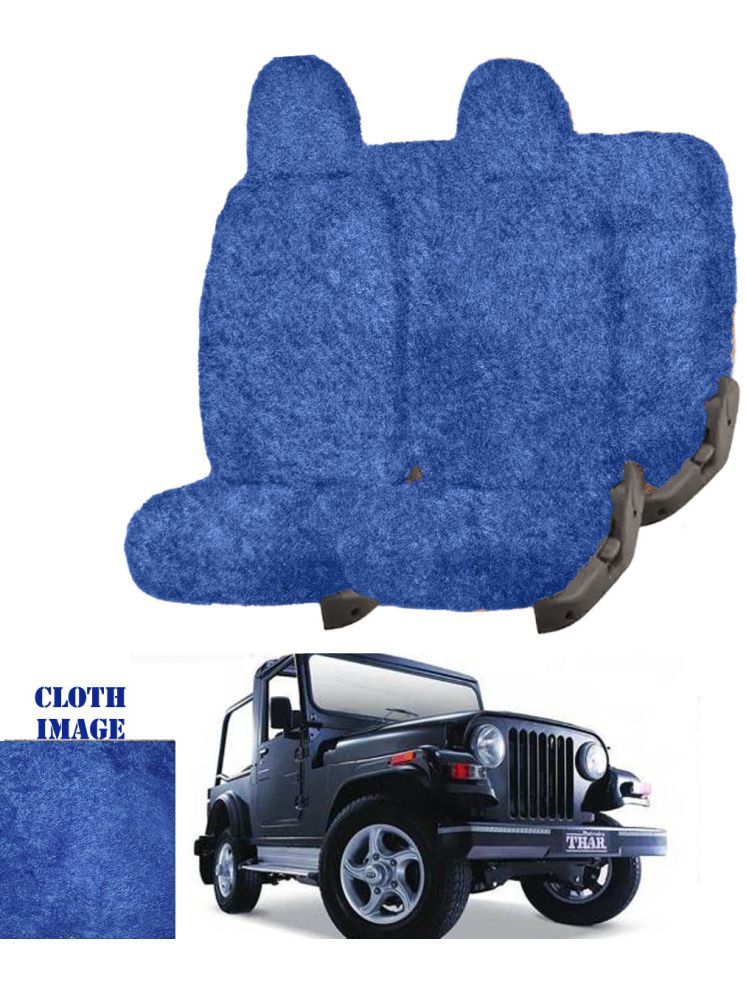     			Mahindra Thar Blue 5 Seater Car Seat Cover