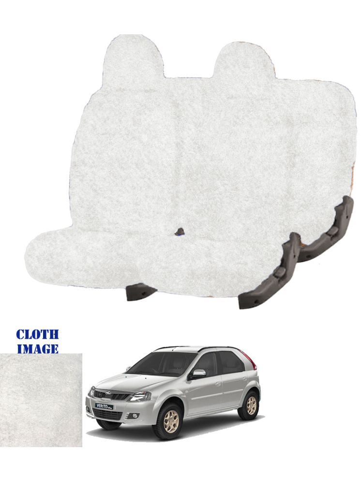     			Mahindra Verito Vibe CS White 5 Seater Car Seat Cover