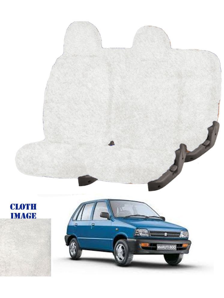     			Maruti 800 White 5 Seater Car Seat Cover