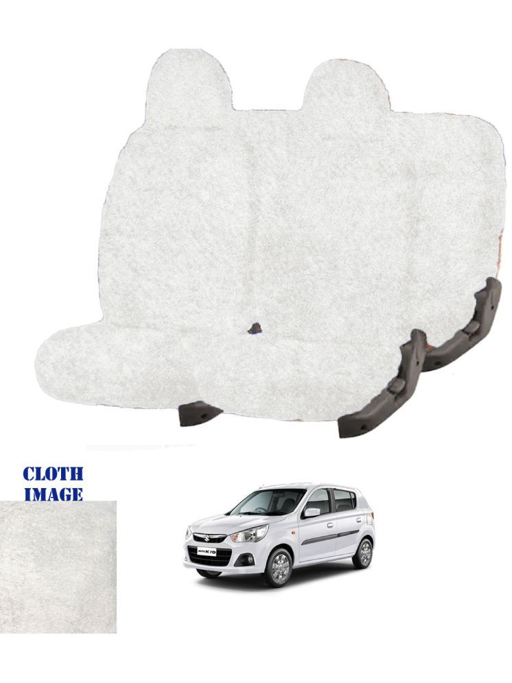     			Maruti Alto K10 White 5 Seater Car Seat Cover