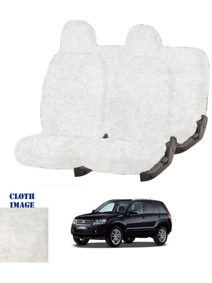     			Maruti Grand Vitara White 5 Seater Car Seat Cover