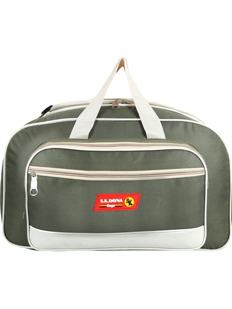     			S.K.DAYNA 40 Ltrs Grey Polyester Duffle Bag