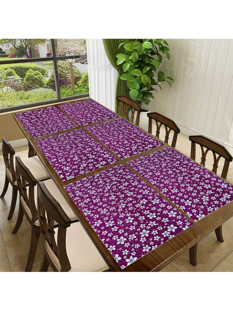     			Sanraksshan PVC Solid Rectangle Table Mats ( 40 cm x 30 cm ) Pack of 1 - Multi