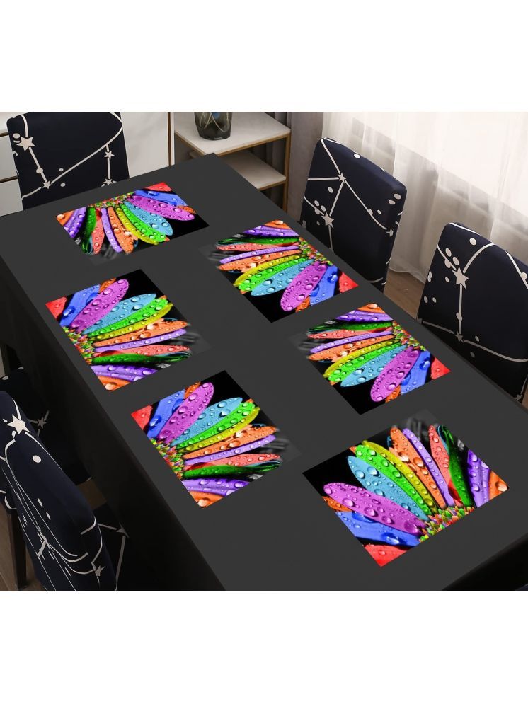     			Sanraksshan PVC Solid Rectangle Table Mats ( 40 cm x 30 cm ) Pack of 1 - Multi