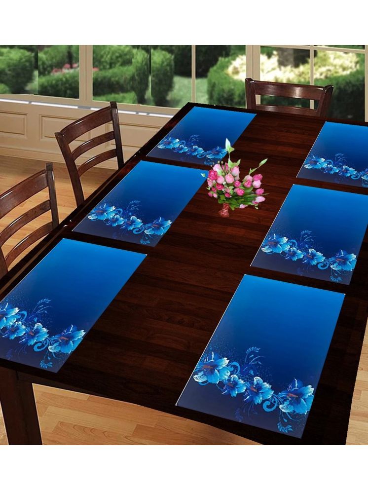     			Sanraksshan PVC Solid Rectangle Table Mats ( 40 cm x 30 cm ) Pack of 1 - Multi