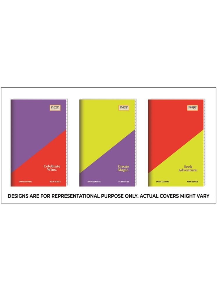     			Shape - Ruled Workbooks ( Pack of 4 )