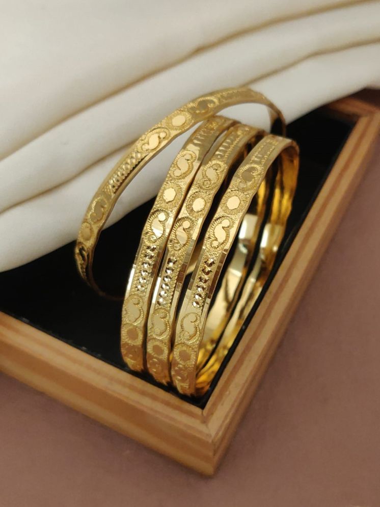     			Shivay Fashion Gold Bangle Set ( Pack of 2 )