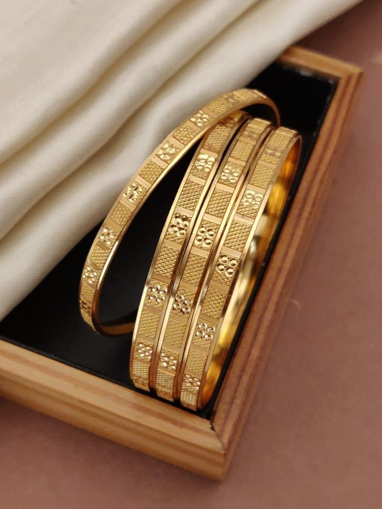     			Shivay Fashion Gold Bangle Set ( Pack of 2 )