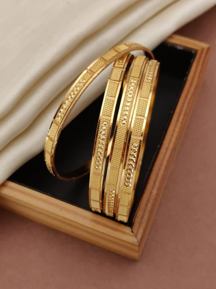     			Shivay Fashion Gold Bangle Set ( Pack of 2 )