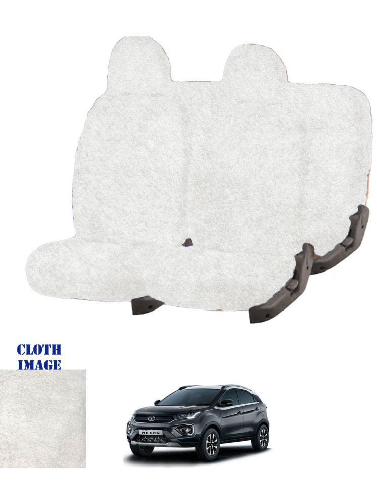     			Skoda Nexon White 5 Seater Car Seat Cover