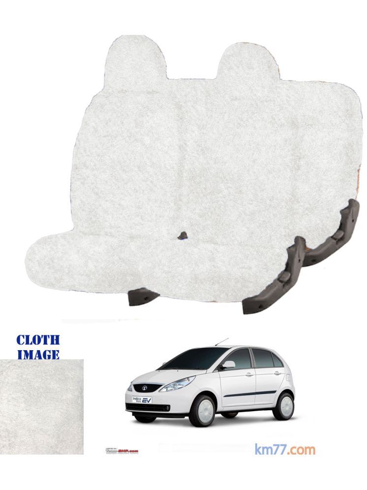     			Tata Indica Vista White 5 Seater Car Seat Cover