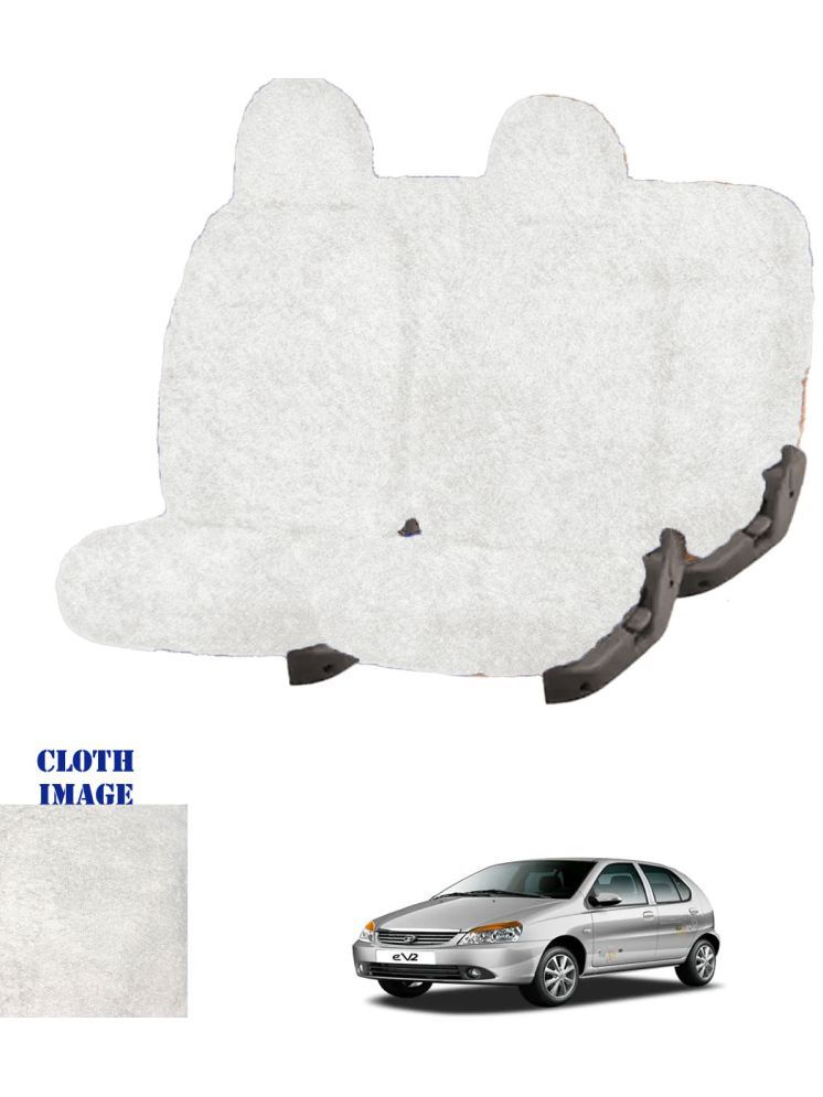     			Tata Indica eV2 White 5 Seater Car Seat Cover