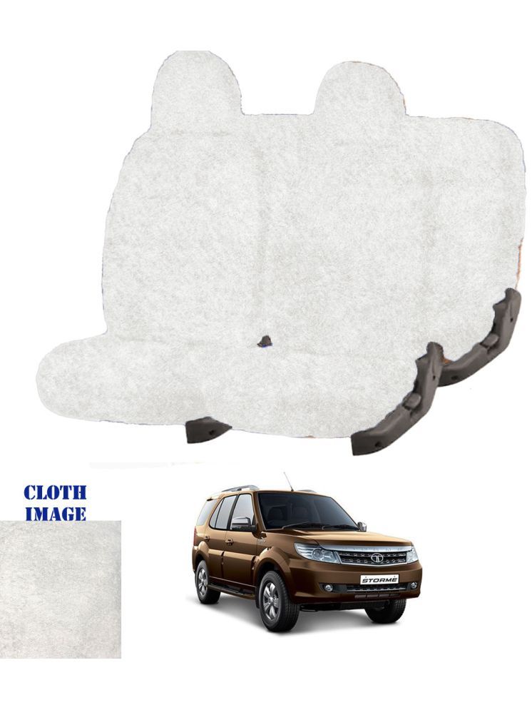     			Tata Safari Storme White 7 Seater Car Seat Cover