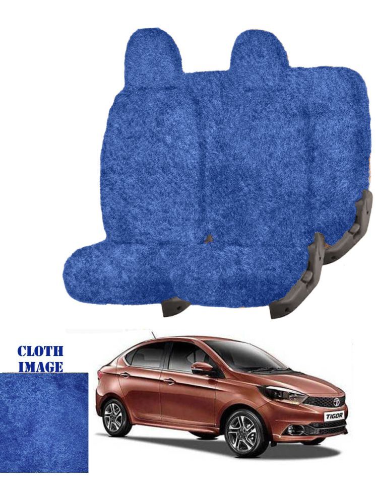     			Tata Tigor Blue 5 Seater Car Seat Cover