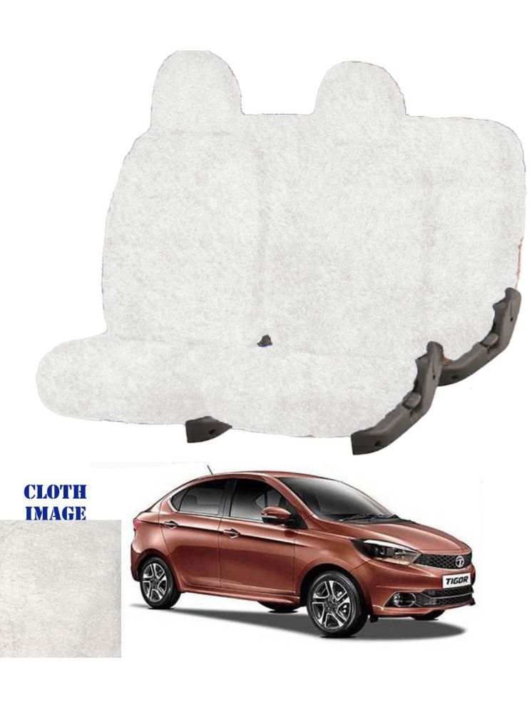     			Tata Tigor White 5 Seater Car Seat Cover