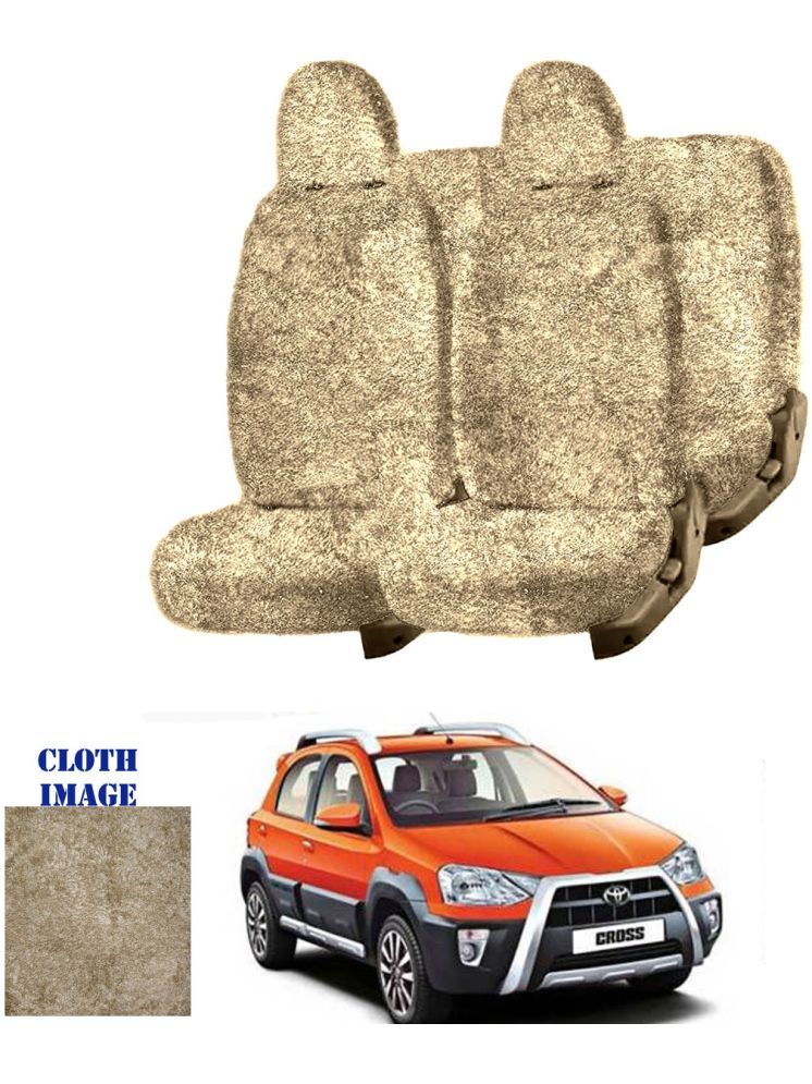     			Toyota Etios Beige 5 Seater Car Seat Cover