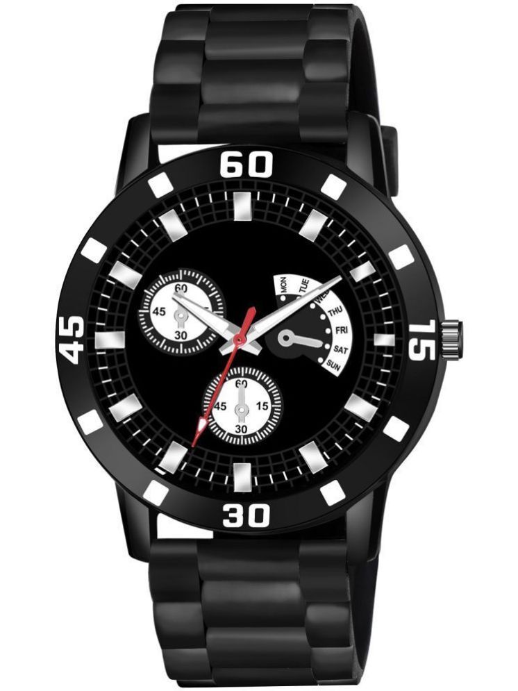     			Trex Black Silicon Analog Men's Watch