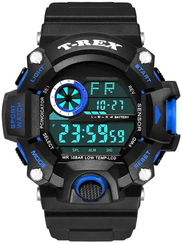     			Trex Black Silicon Digital Men's Watch