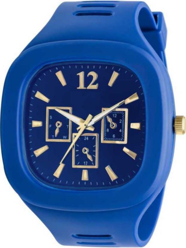     			Trex Blue Silicon Analog Men's Watch