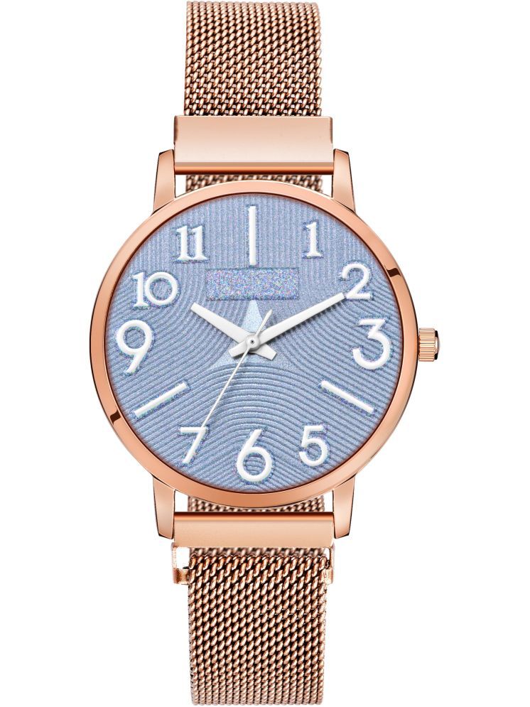     			Trex Rose Gold Metal Analog Womens Watch