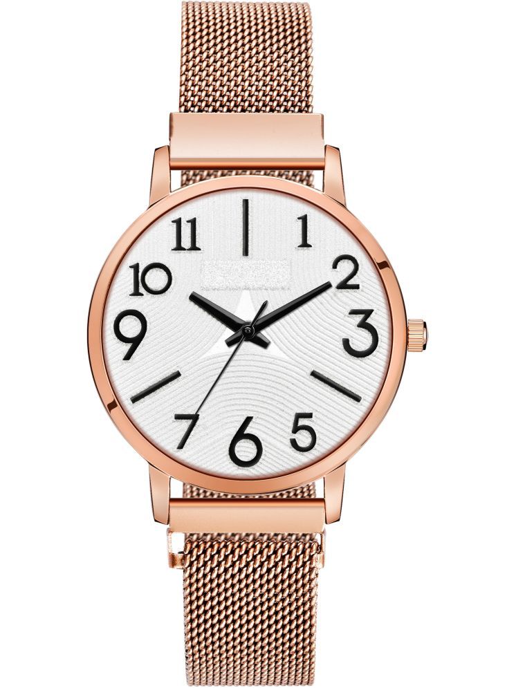     			Trex Rose Gold Metal Analog Womens Watch