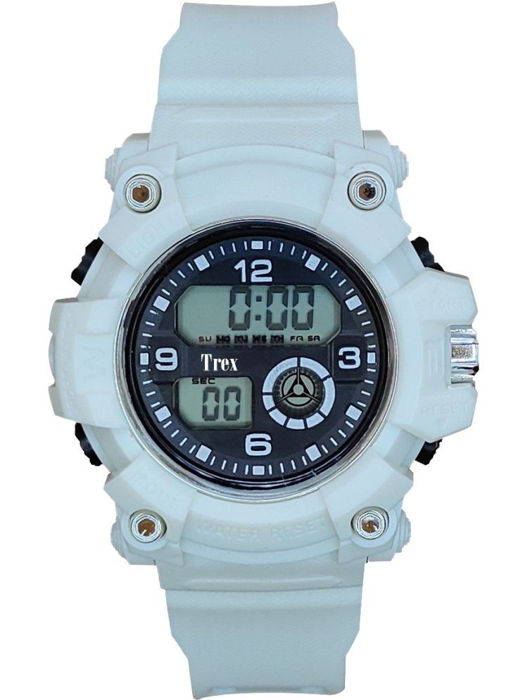     			Trex White Silicon Digital Men's Watch