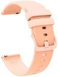 ACM Watch Strap Silicone Belt 22mm compatible with Fastrack Styler Fs1 Pro Smartwatch Color Hook Band Creame Pink