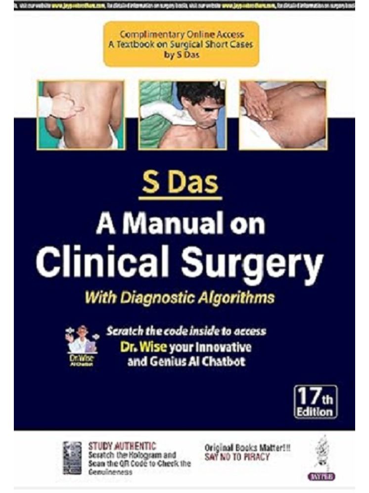     			A Manual on Clinical Surgery: With Diagnostic Algorithms